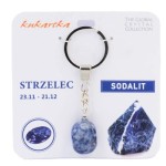 Brelok do kluczy Sodalit Znak zodiaku Strzelec
