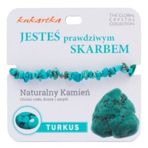 Bransoletka z turkusu Jesteś skarbem