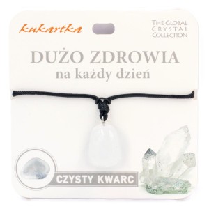 Naszyjnik z kamienia kwarc kryształ górski