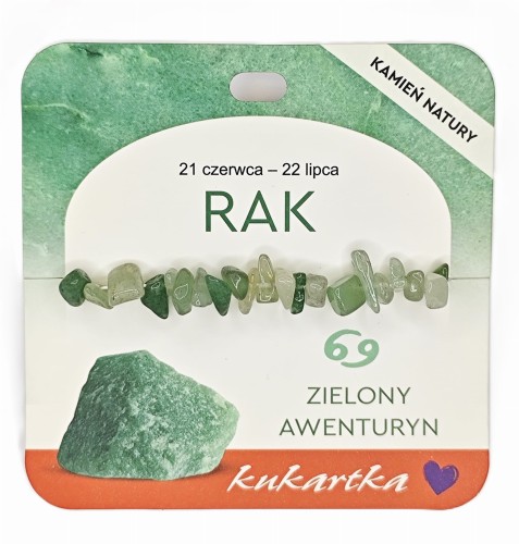 Bransoletka z kamieni naturalnych znak zodiaku rak.jpg