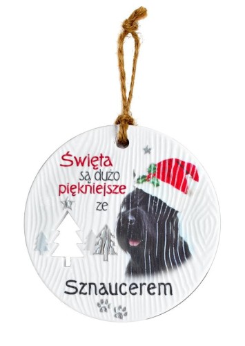 Zawieszka ceramiczna z psem Sznaucer 2.jpeg