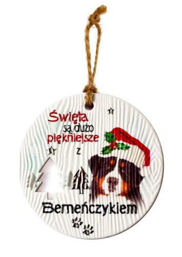 Zawieszka ceramiczna z psem Berneńczyk.jpeg