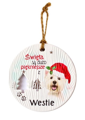 Zawieszka ceramiczna z psem Westie.jpeg