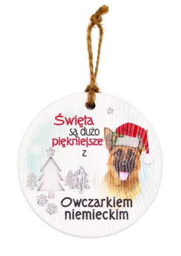 Zawieszka ceramiczna z psem owczarek niemiecki.jpeg