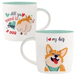 Kubek do kawy z psem Corgi