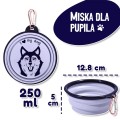 Skladana-miska-dla-psa-HUSKY-na-upominek-fioletowa silikonowa.jpg
