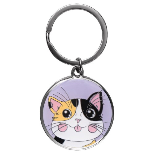Brelok-z-kotem-na-prezent-Kot-Trojkolorowy do kluczy.jpg