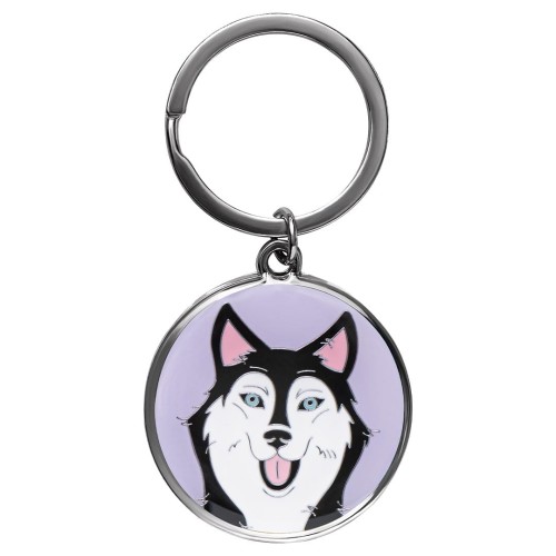 Brelok-na-prezent-dla-milosnika-zwierzat,-dla-psiarzy-Husky do kluczy.jpg