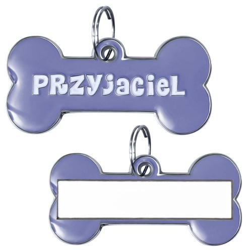 Adresowka-dla-psa-z-napisem-Przyjaciel-na-prezent-dla-psiarzy fiolet.jpg