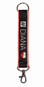 Smycz brelok do kluczy z imieniem Diana