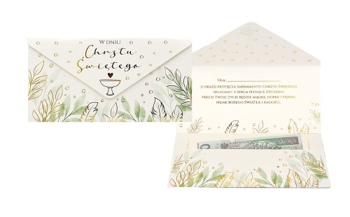 Elegancka koperta na pieniądze na Chrzest Święty KOP-040 z życzeniami.jpg