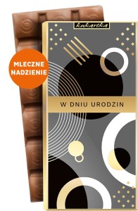 Czekolada na prezent w dniu urodzin