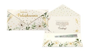 Koperta na pieniądze na podziękowanie