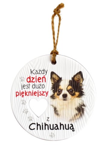 ZAwieszka ceramiczna z psem chihuahua.jpeg