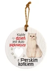 Tabliczka do zawieszenia z kotem perskim