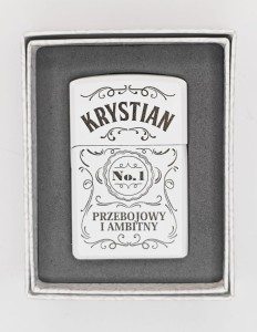 Zapalniczka na prezent z imieniem KRYSTIAN