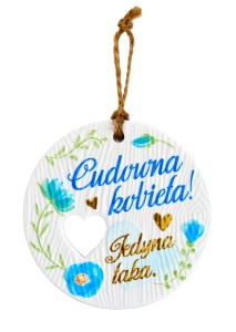 Tabliczka do zawieszenia Dla kobiety na dzień kobiet