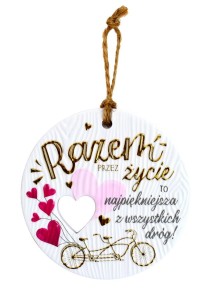 Tabliczka do zawieszenia Prezent w dniu ślubu na rocznicę ślubu