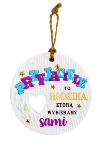 Tabliczka do zawieszenia dla przyjaciół na prezent