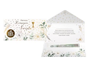 Koperta na prezent komunijny koperta komunijna na prezent