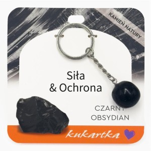 Brelok z czarnego obsydianu – kamień siły i ochrony
