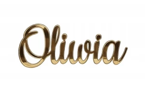 Topper na tort komunijny Imię dziecka na tort na komunię plexi