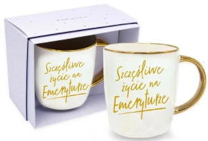 Pomysł na Ekskluzywny kubek emerytura na emeryturę
