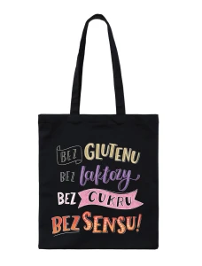 Bawełniana torba na zakupy z nadrukiem bez glutenu