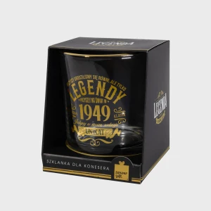 Urodzinowa szklanka do whisky z rokiem urodzenia 1949
