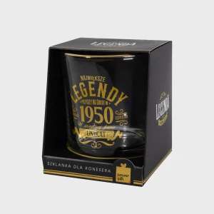 Urodzinowa szklanka  z rokiem urodzenia 1950