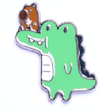 Pin przypinka metalowa do ubrania 20 dinozaur