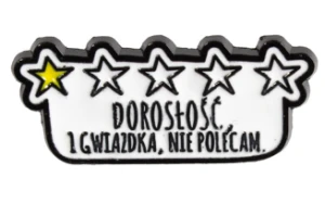 Pin przypinka metalowa do ubrania 29 dorosłość