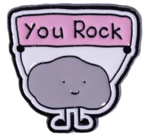 Pin przypinka metalowa do ubrania YOU ROCK 76