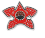 Pin przypinka metalowa do ubrania Dragonflower 140