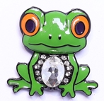 Pin przypinka metalowa do ubrania Bogata żaba 150