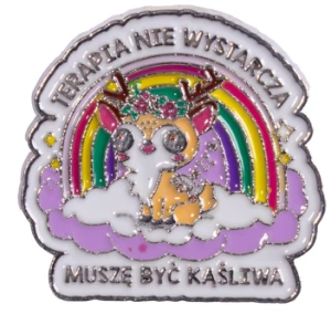 Pin przypinka metalowa do ubrania Kąśliwa 164