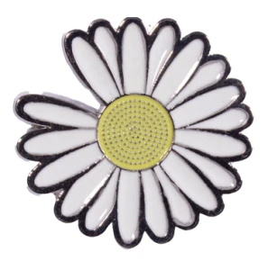 Pin przypinka metalowa do ubrania Stokrotka 179