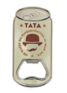 Otwieracz z magnesem na lodówkę Tata dla taty #5