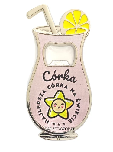 Magnes na lodówkę otwieracz córka.jpeg