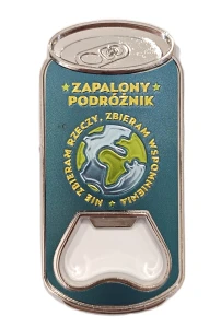 Otwieracz z magnesem na lodówkę #42 Zapalony podróżnik