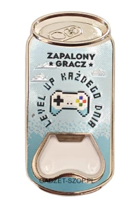 Otwieracz z magnesem na lodówkę #44 Zapalony gracz