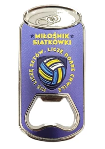 Otwieracz z magnesem na lodówkę #58 Miłośnik siatkówki