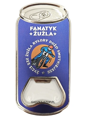 Otwieracz z magnesem na lodówkę #59 Fanatyk żużla.jpeg