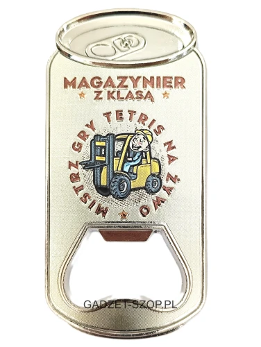 Otwieracz z magnesem na lodówkę #69 Magazynier.jpeg
