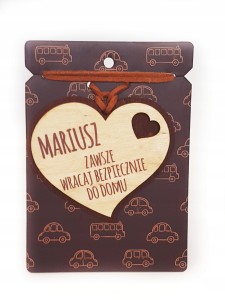 Zawieszka do auta  MARIUSZ prezent brelok HIT #87