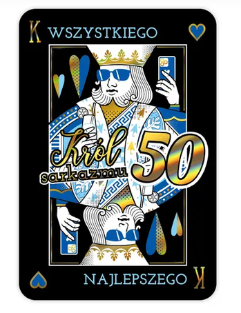 król sarkazmu kartka na 50 z kopertą.png