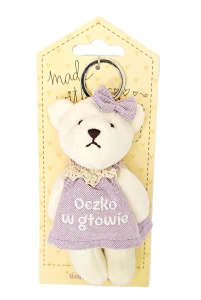 Brelok maskotka miś Oczko w głowie