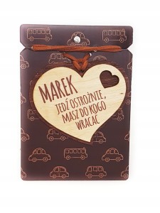 Zawieszka do auta  MAREK prezent brelok HIT #85