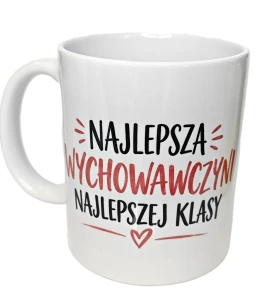 Kubek na dzień nauczyciela na prezent dla wychowawczyni 