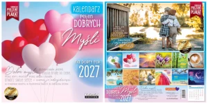 Kalendarz ścienny 2027 Dobrych myśli na Ścianę 
